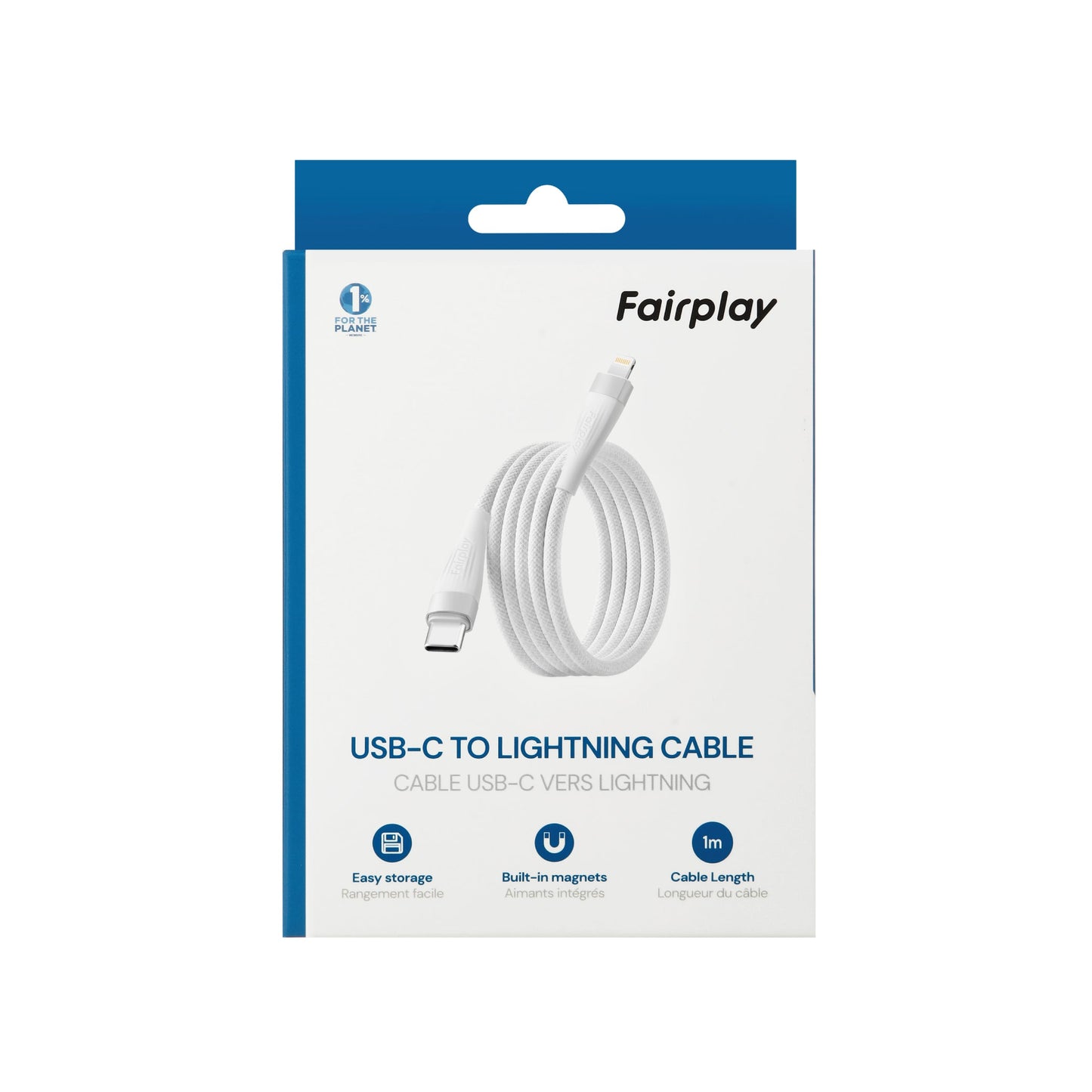 FAIRPLAY Magnetic USB-C Cable 1m
