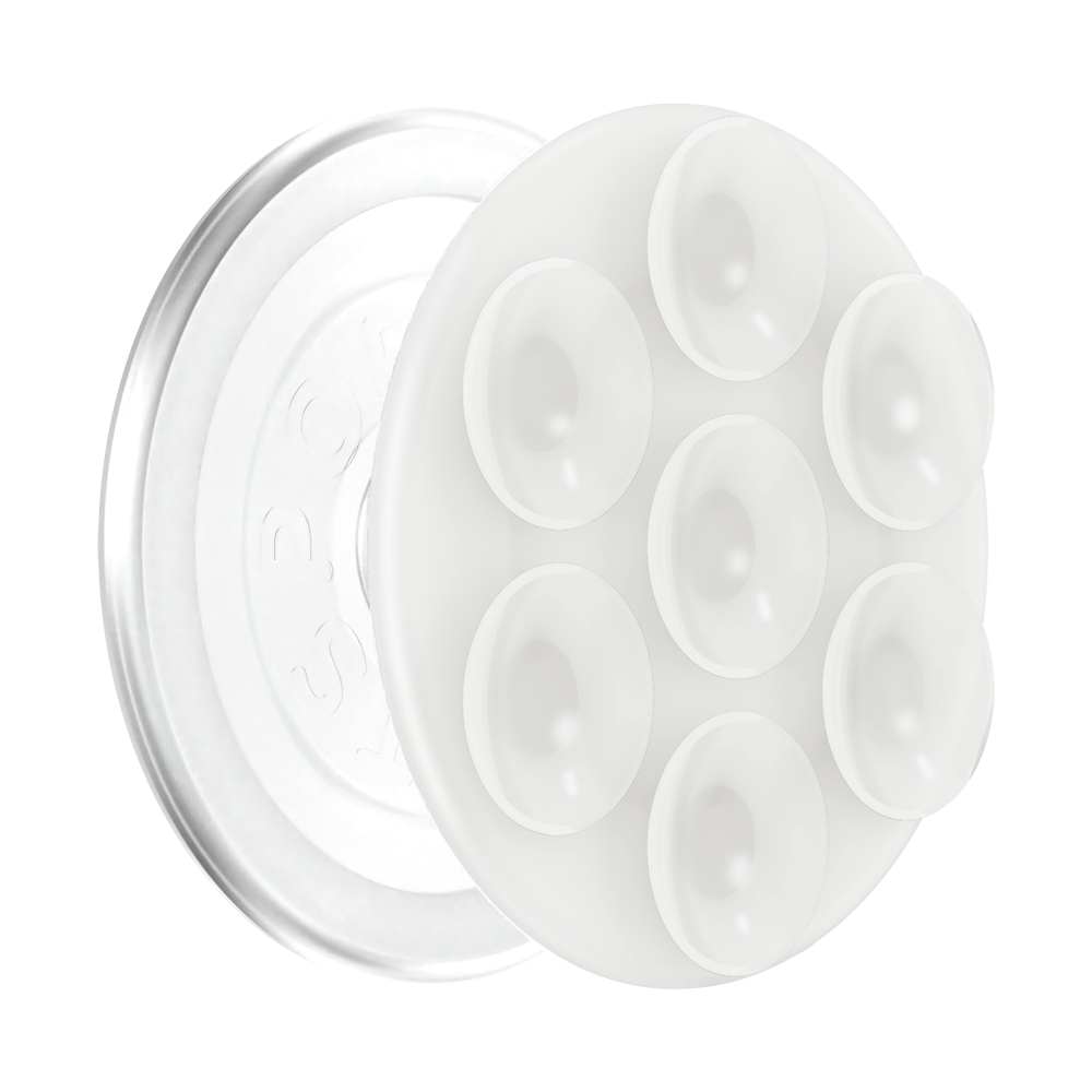 PopSockets PopGrip MagSafe Suck Up Clear