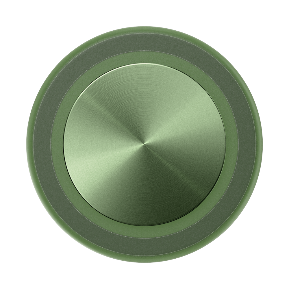 PopSockets PopGrip MagSafe Aluminium Vert olive - visuel 2