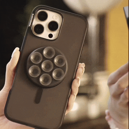 PopSockets PopGrip MagSafe Suck Up Noir - visuel 3