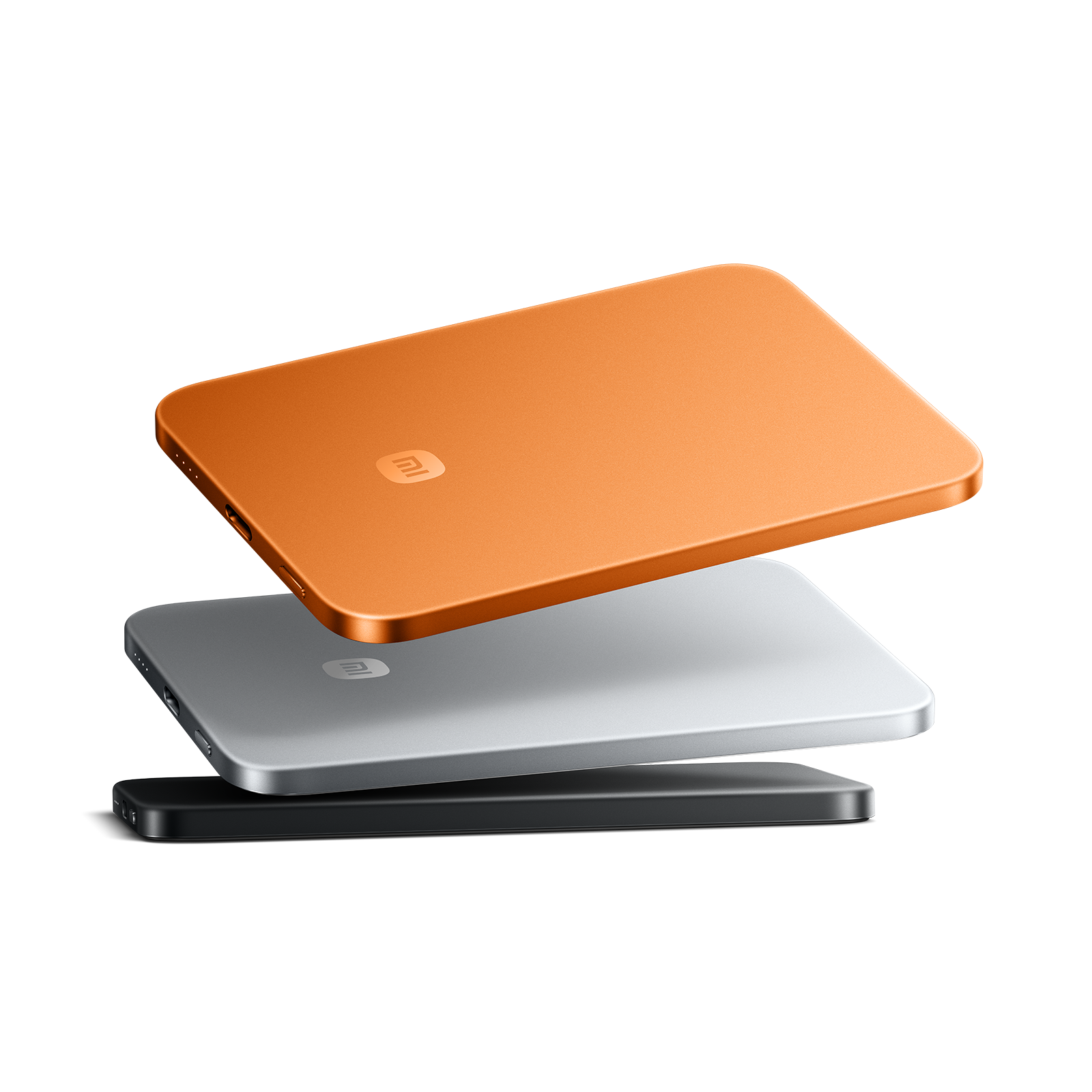 Xiaomi UltraThin Magnetic Power Bank 5 000 mAh - Orange, Gris, Noir
