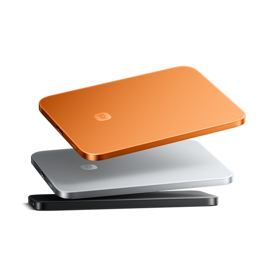 Xiaomi UltraThin Magnetic Power Bank 5 000 mAh - Orange, Gris, Noir